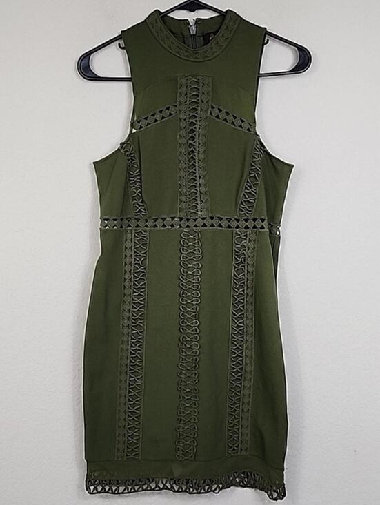Free People Dresses & Skirts - Free People $250 Dark Green Mini Dress